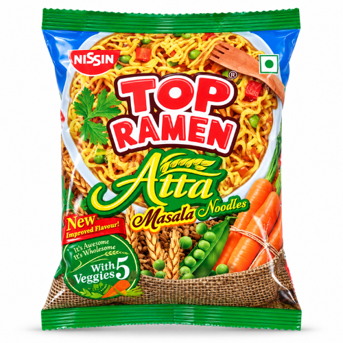 Nissin Top Ramen Atta Noodles Masala (70g)