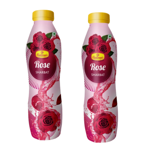 Haldiram's Rose Sharbath / Sirup z růží (Balení 2 x 750ml) 1,5l