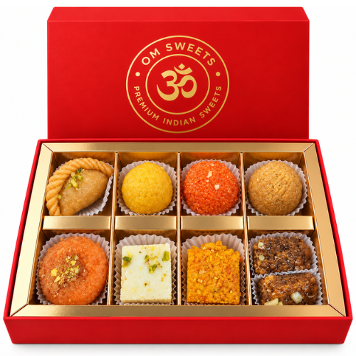 Om Sweets Mixed Sweets Box (300g)