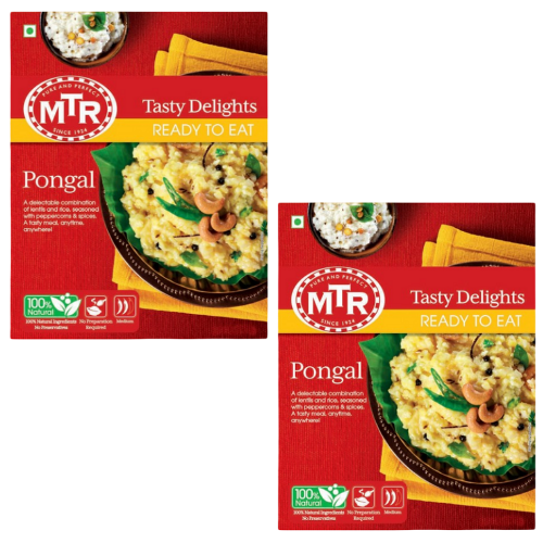 MTR Pongal / Jihoindická rýžová kaše (Balení 2 x 300g) 600g - Hotové jídlo
