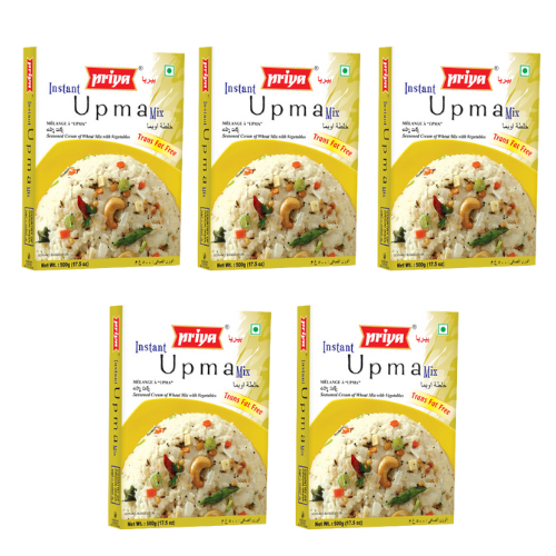 Priya instantní směs na přípravu Upma (Balení 5 x 500g) 2,5Kg