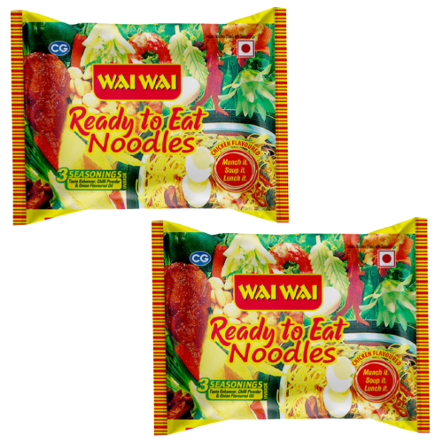 Wai Wai instantní nudle s příchutí kuřete (Balení 2 x 70g) 140g
