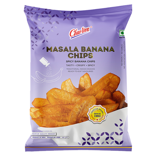 Charliee Banánové lupínky Masala (150g)