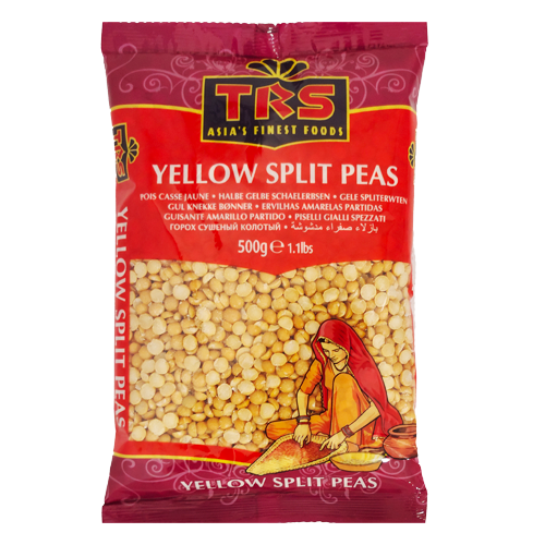 TRS Split Yellow Peas / Žlutý hrách, půlený (Balení 4 x 500g) 2 kg