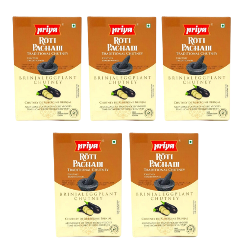 Priya Brinjal Chutney / Lilkové čatní (Balení 5x100g) 500g