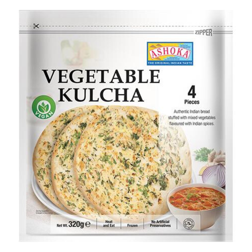 Ashoka Indické placky se zeleninovou náplní (320g) Mražený produkt!