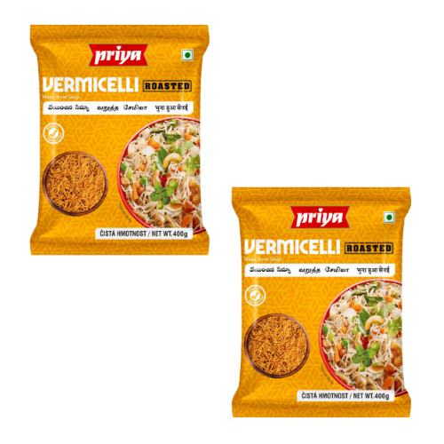 Priya pražené Vermicelli nudličky (Balení 2 x 400g) 800g