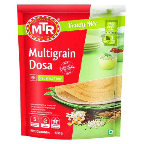 MTR Multigrain Dosa Mix / Vícezrnná směs na přípravu dosy (500g) - SLEVA!