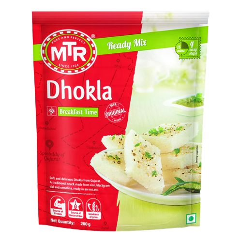 MTR Instant Dhokla Mix / Směs na nadýchané luštěninové kostky (200g)
