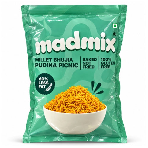 Madmix vícezrnné nudličky s příchutí máty (135g)