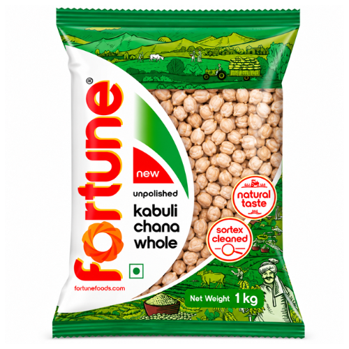 Fortune White Chickpeas / Kabuli Chana (1kg)