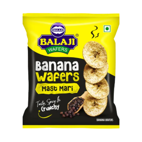 Balaji banánové chipsy s pepřem (150g)