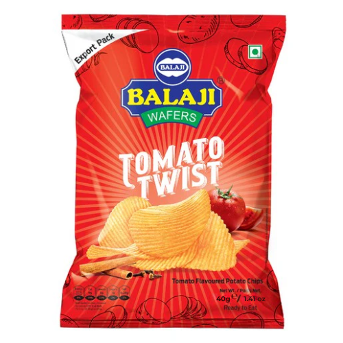 Balaji bramborové oplatky s rajčatovou příchutí (40g)