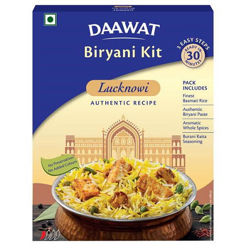 Daawat Lucknowi Biryani Kit / Sada na přípravu biryani (327 g) - SLEVA!