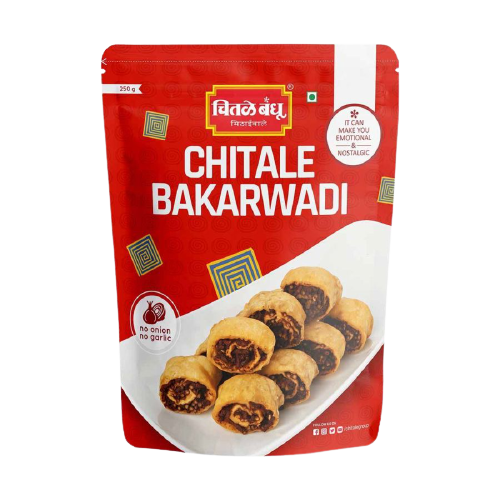Chitale Bhakarwadi / Kořeněné sladké spirálky z cizrnové mouky (250g)