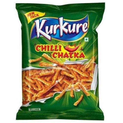 Kurkure Chilli Chatka / Křupky s chilli (68 - 90g)
