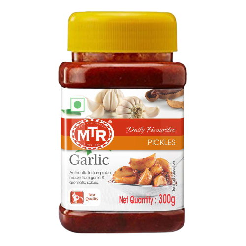 MTR česnek nakládaný v koření (300g)