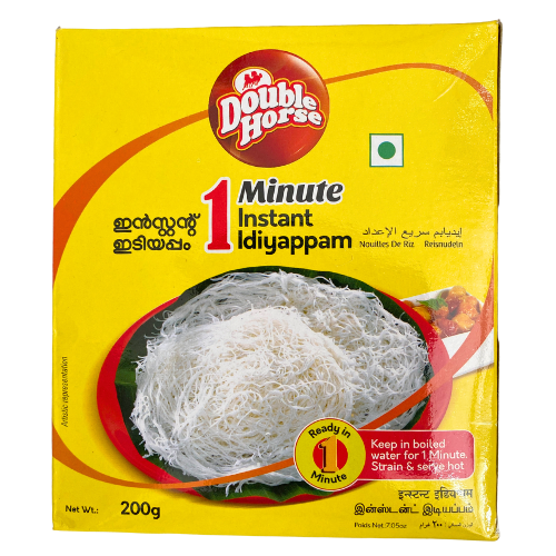 Double Horse Instant Idiyappam White/ Instantní rýžové nudle (200g) SLEVA!