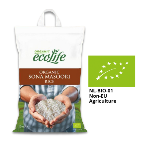 Eco Life organická rýže Sona Masoori (10 kg)