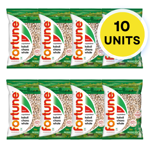 Fortune White Chickpeas / Bílá cizrna (Balení 10 x 500g) 5Kg