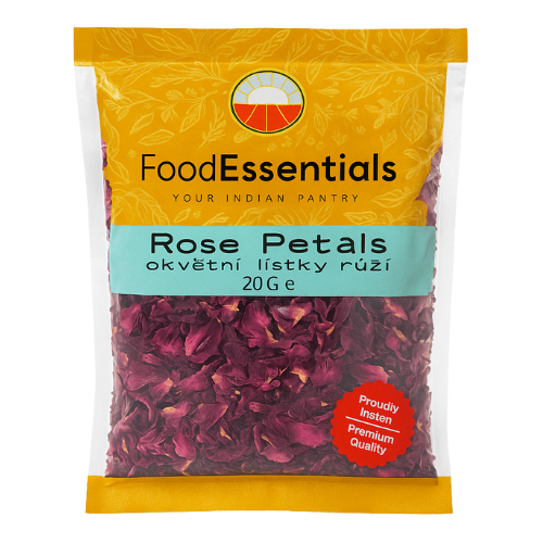 Food Essentials sušené okvětní lístky růží (20g)