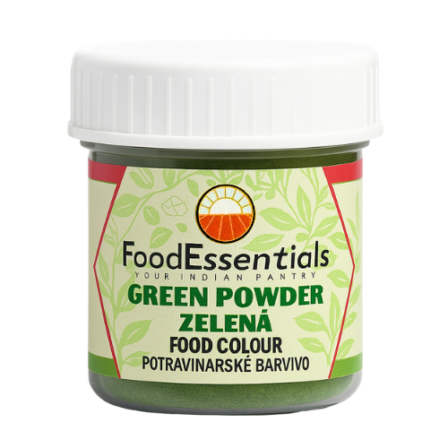 Food Essentials zelená potravinářská barva (25g)