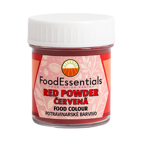 Food Essentials zářivě červená potravinářská barva (25g)