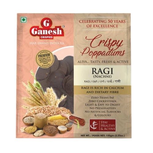 Ganesh křupavý jáhelný papad (150g)