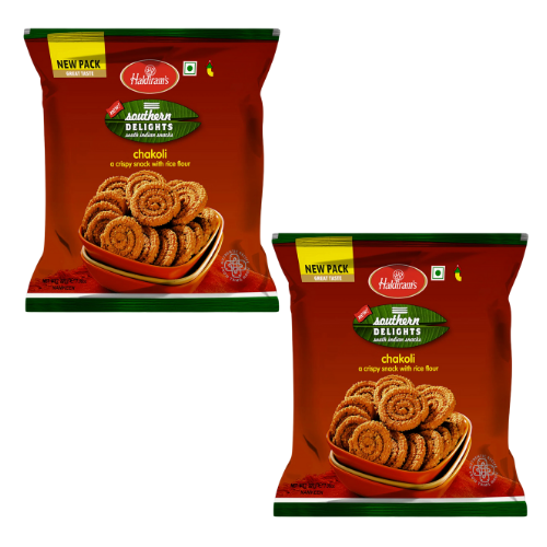 Haldiram's Chakoli / Slané smažené spirály (Balení 2 x 200g) 400g
