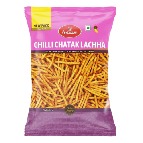 Haldiram's Chilli Chatak Lacha / Smažené bramborové tyčinky (200g)