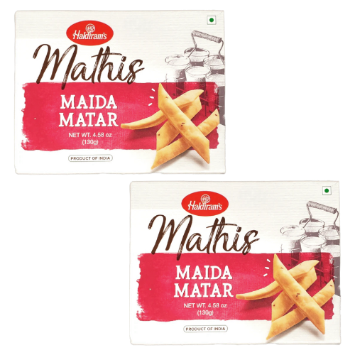 Haldiram's Maida Matar / Smažený snack (Balení 2 x 130g) 260g