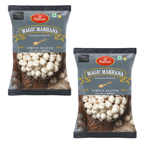 Haldiram's pražená lotosová semena - solená (Balení 2 x 30g) 60g