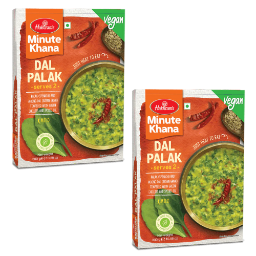Haldiram's Dal Palak / Kořeněná čočka se špenátem (Balení 2 x 300g) 600g - Hotové jídlo