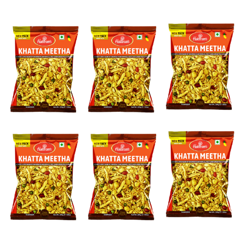 Haldiram's Khatta Meetha / Sladkoslaná kořeněná směs (Balení 6 x 200g) 1200g