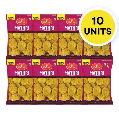 Haldiram's Mathri / Kořeněné placičky (Balení 10 x 200g) 2Kg
