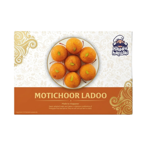 Happy Halwai dezertní kuličky Motichoor Ladoo (500g)