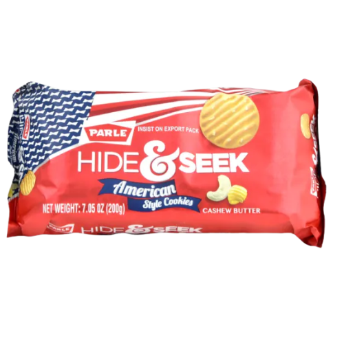 Parle Hide and Seek American Style sušenky s máslem z kešu oříšků (200g)