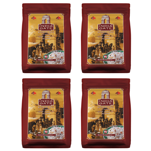 India Gate Classic Basmati Rice (Bundle of 4 x 5kg) - 20kg