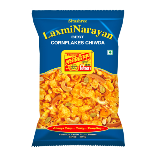LaxmiNarayan Cornflakes Chiwda / Snack s kukuřičnými lupínky (250g)