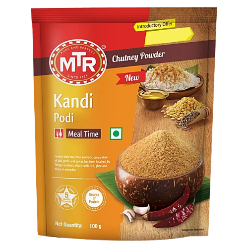MTR Kandi Podi / Mletá červená čočka s kořením (100g)