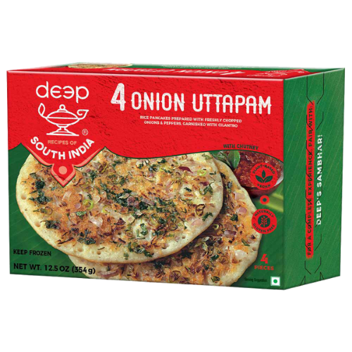 Deep cibulový uttappam (333g) - Mražený produkt!