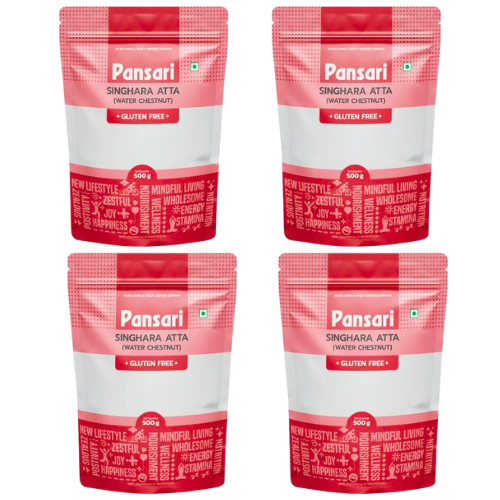 Pansari Singoda Flour / Mouka z vodního kaštanu (Balení 4 x 500 g) 2Kg