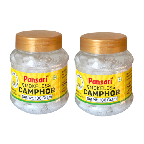 Pansari Smokeless Camphor / Kafrové tablety, bezdýmné (Balení 2 x 100g) 200g