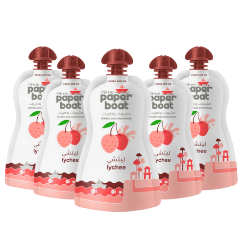 Paperboat Lychee Drink (Bundle of 5 x 180ml)