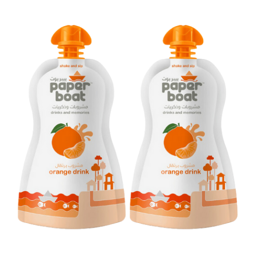 Paperboat Orange Drink / Pomerančový nápoj (Balení 2 x 180 ml) 360ml
