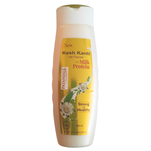 Patanjali Kesh Kanti Milk Protein čistící přípravek na vlasy (180ml)