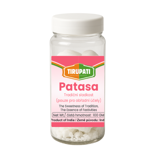 Tirupati Patasa / Cukrová pochoutka (100g)