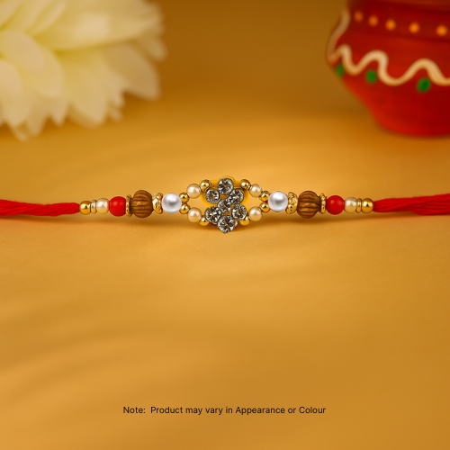 Náramek Rakhi s perlami (D2656)(1ks)