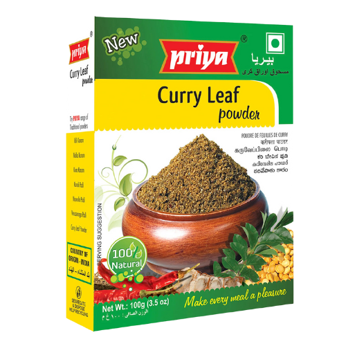 Priya Curry Leaf Powder / Mleté kari listy (100 g)