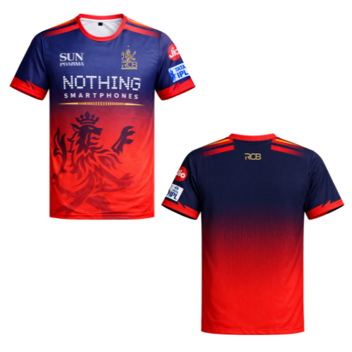 IPL 2026 Royal Challengers Bengaluru Fan Edition Replica Team Jersey - M (1pc)